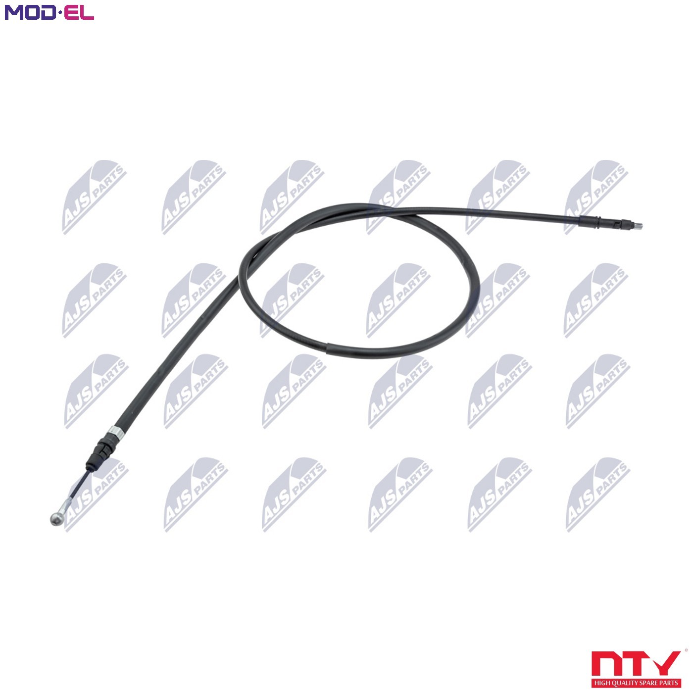 Handbrake cable Left Rear HLR-CT-027 NTY for FIAT PEUGEOT CITROËN - Image 10
