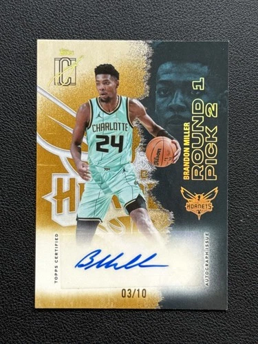 2025 Topps Signature Brandon Miller Gold (RAW)