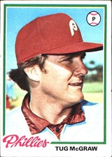 1978 Topps Tug McGraw #446 Philadelphia Phillies