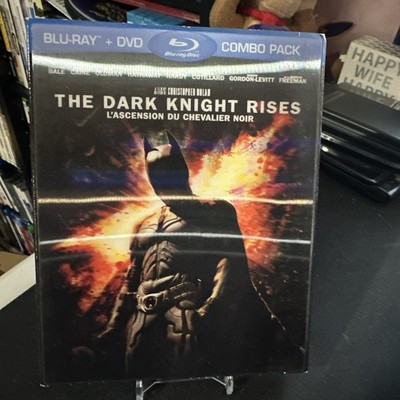 New Sealed The Dark Knight Rises (Blu-ray, 3-Disc Set, w/ lenticular Slipcover!)