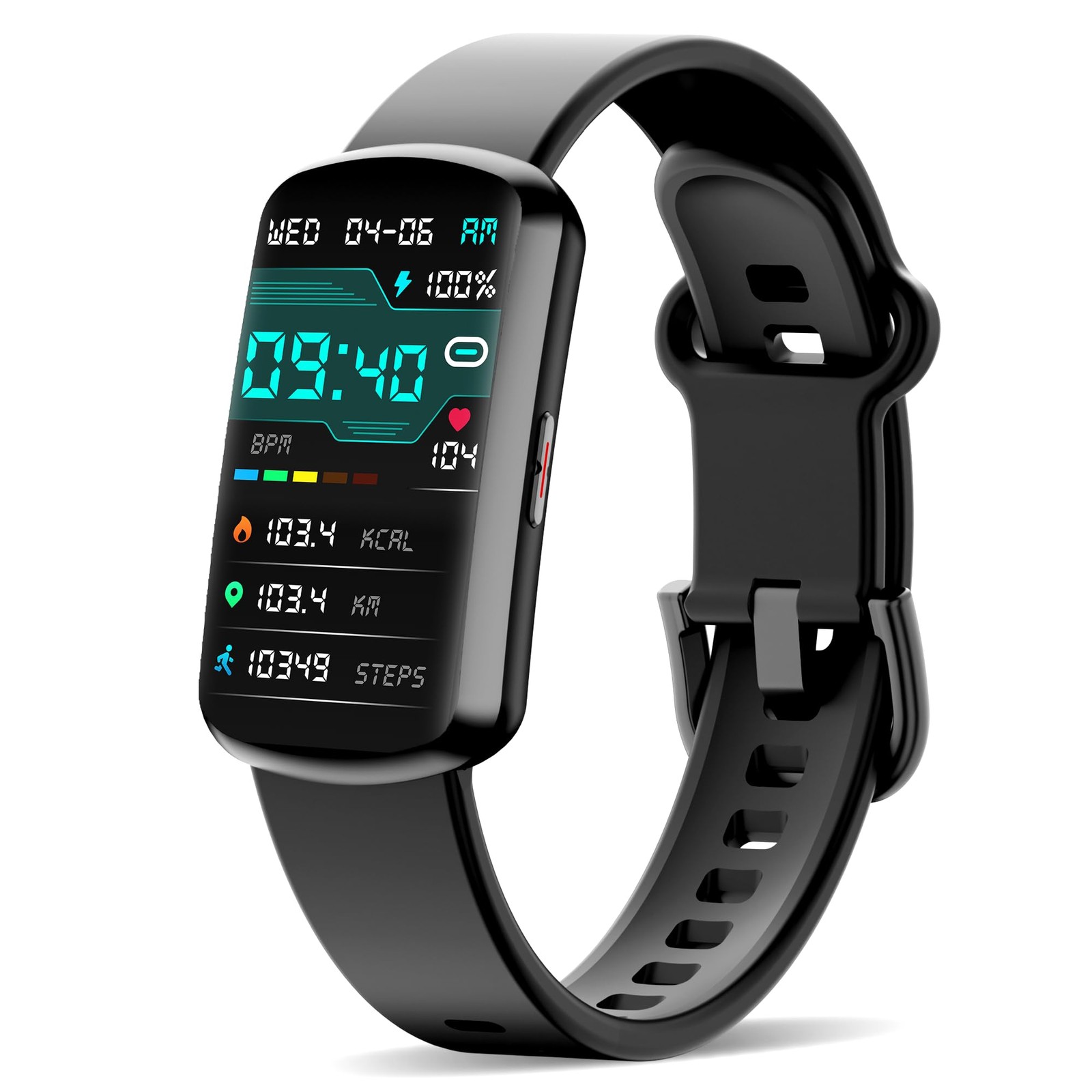 Fitness Smartwatch with 24/7 Heart Rate Blood Pressure Monitoring