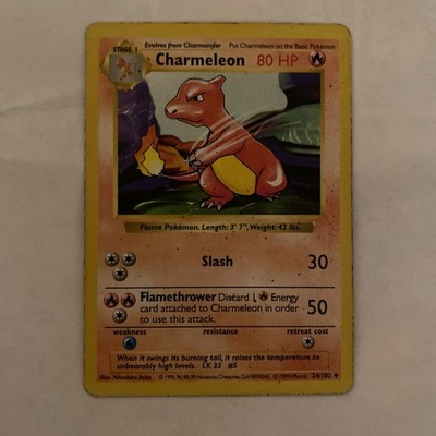 Charmeleon 024/102 Base Set (Shadowless) Regular