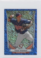 2014 Bowman Scout Top 5 Prospects Mini Chrome Refractors Blue Eddie Rosario 0c2