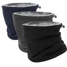 Winter Neck Warmer Gaiter Windproof Fleece Ski Face Mask Scarf for Cold Weather