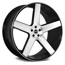 Strada Perfetto Wheel 22x8.5 40 5x114.3 72.6 Black Single Rim