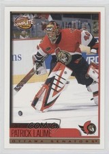2003-04 Pacific Complete Red 25/99 Patrick Lalime #440 2d8