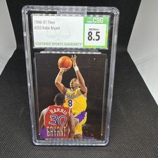 1996-97 Fleer Kobe Bryant #233 CSG 8.5 Rookie Card. rookie card picture