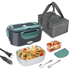 Electric Lunch Box Food Heated 12V 220V Portable Food Warmer Heater for Car/Home