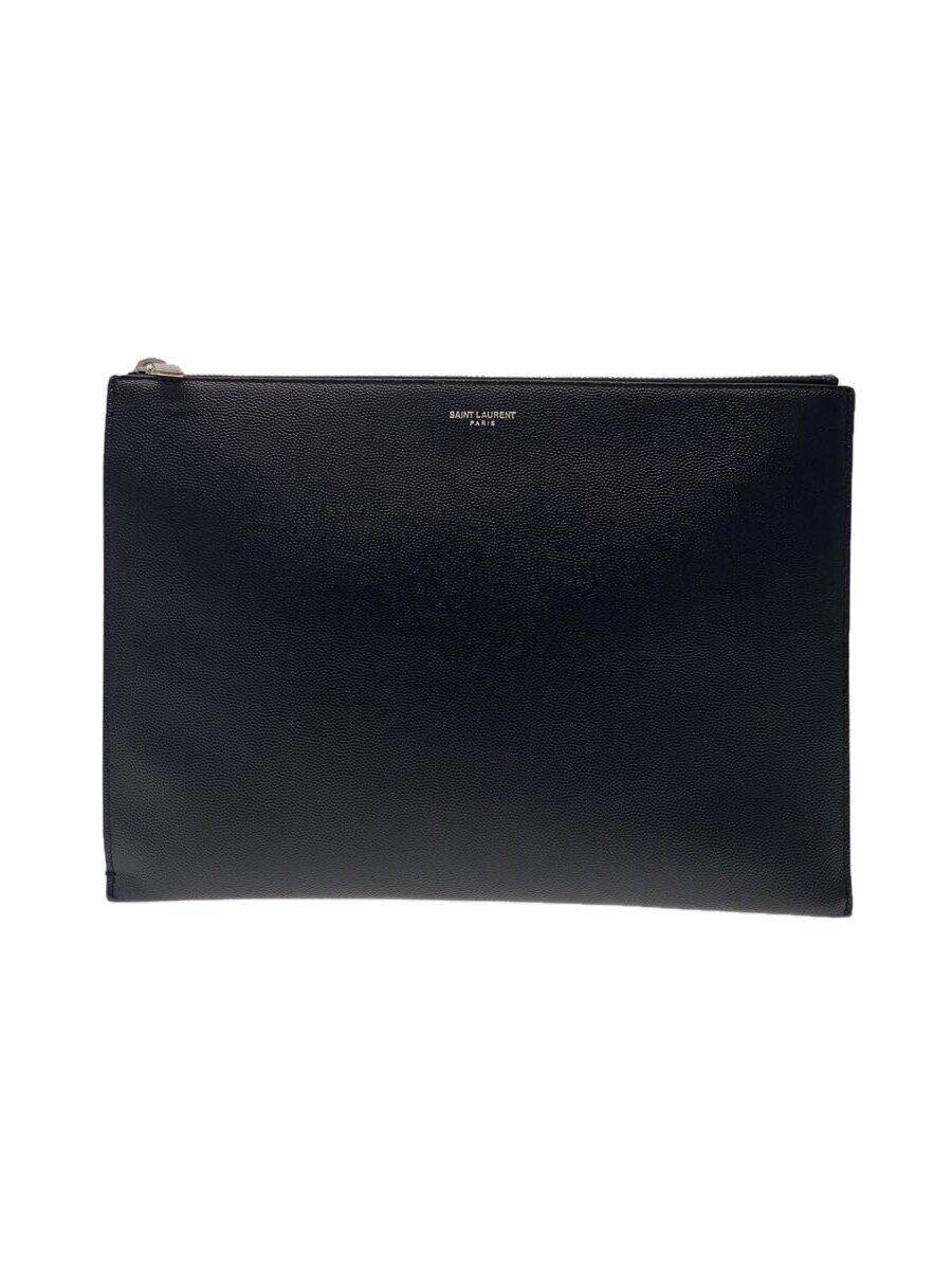 SAINT LAURENT ALTRA S BORSA PELLE NERA LISCIA ALM397294 usata