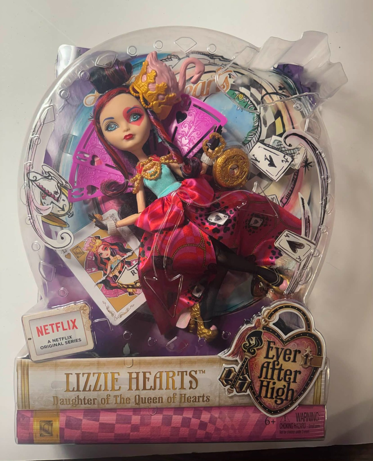 Mattel: Ever After High Way Too Wonderland Lizzie Hearts Dol