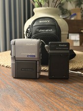 Sony Handycam DCR-IP1 Micro MV Camcorder TAPE AND MEMORY CARD TESTED WORKS RARE