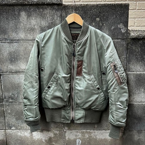 The Real McCoy's, The REAL McCOY'S MA-1 Flight Jacket Khaki Size XS Vintage MIL-J-8279 #FJ ABA
