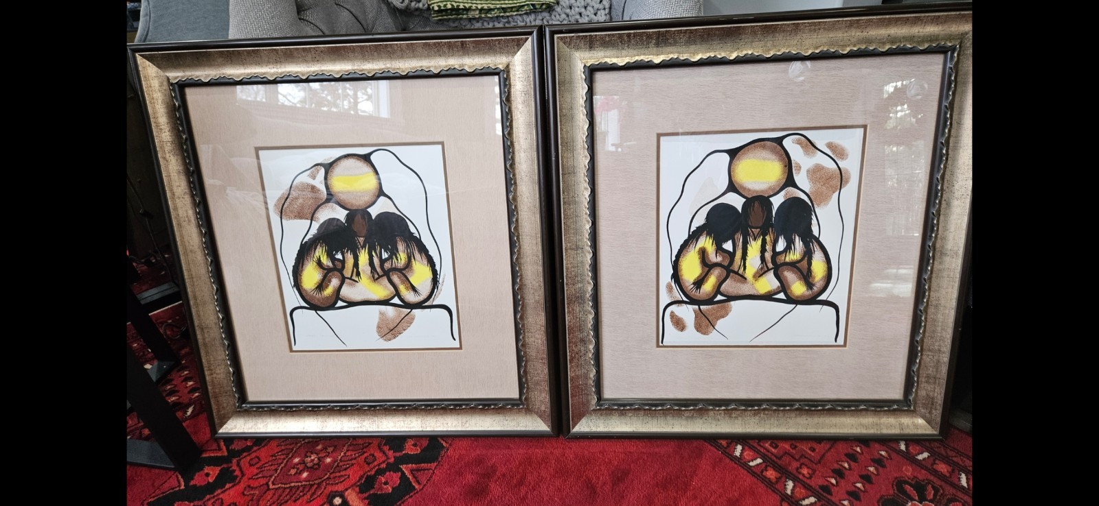 Charles Hudson Signed 2017 Acrylic Paintings Set