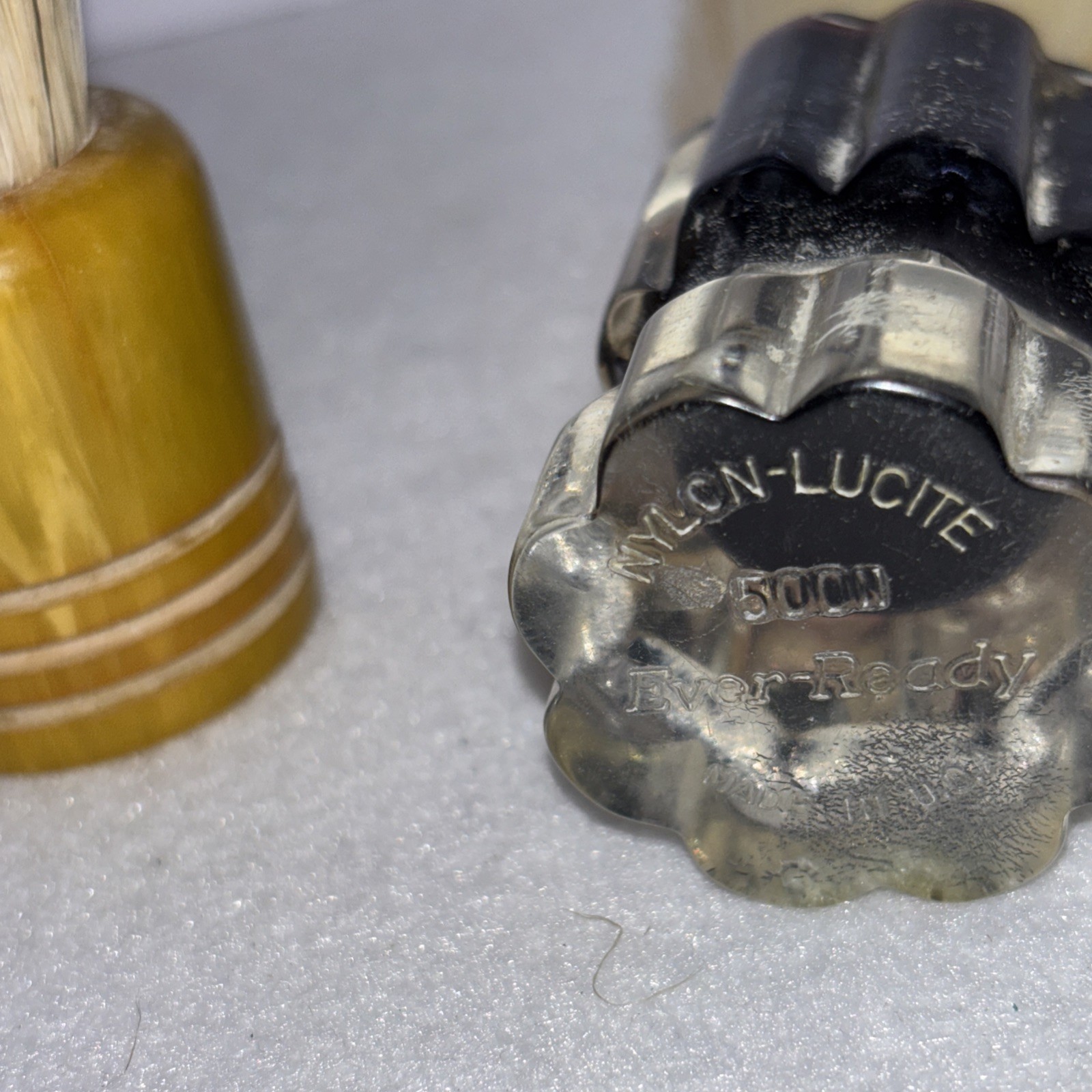 Pair Lot of 2 Shaving Brushes. Ever-ready & Rubberset Vintage