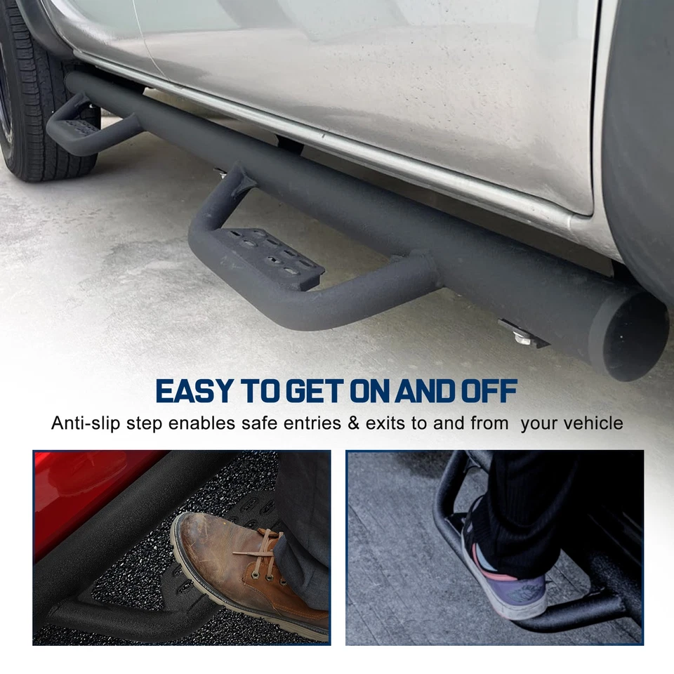 For 99-16 FORD F250 F350 F450 Superduty Super Cab Running Boards Step Nerf Bar - Image 4 of 4