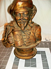 Vintage  Sir John Falstaff Foam Bust Display Statue Beer Tap Handle