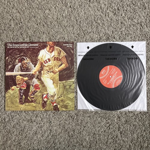 Boston Red Sox The Impossible Dream Vinyl 12" LP 33rpm The Story of the 1967 - Foto 3 di 5
