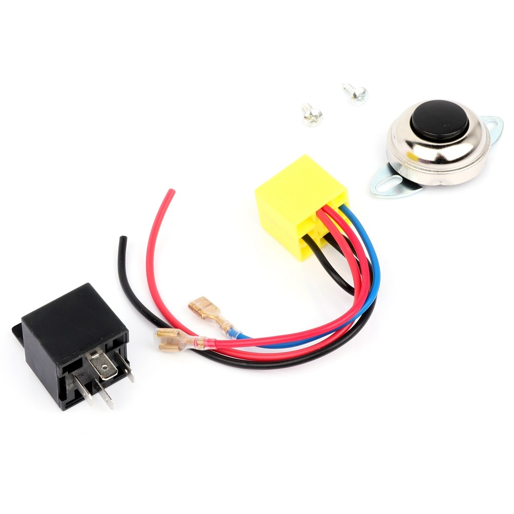 For Motorcycle Boat Car Marine Horn Air Horn Wiring Kit With Horn Button Switch