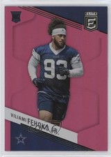 2023 Panini Donruss Elite Rookies Pink Viliami Fehoko Jr #195 11pj
