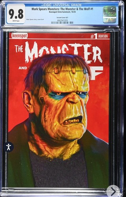 #ad #ad Mark Spears The Monster And The Wolf #1 A27 CGC 9.8 POP 5 $39.00