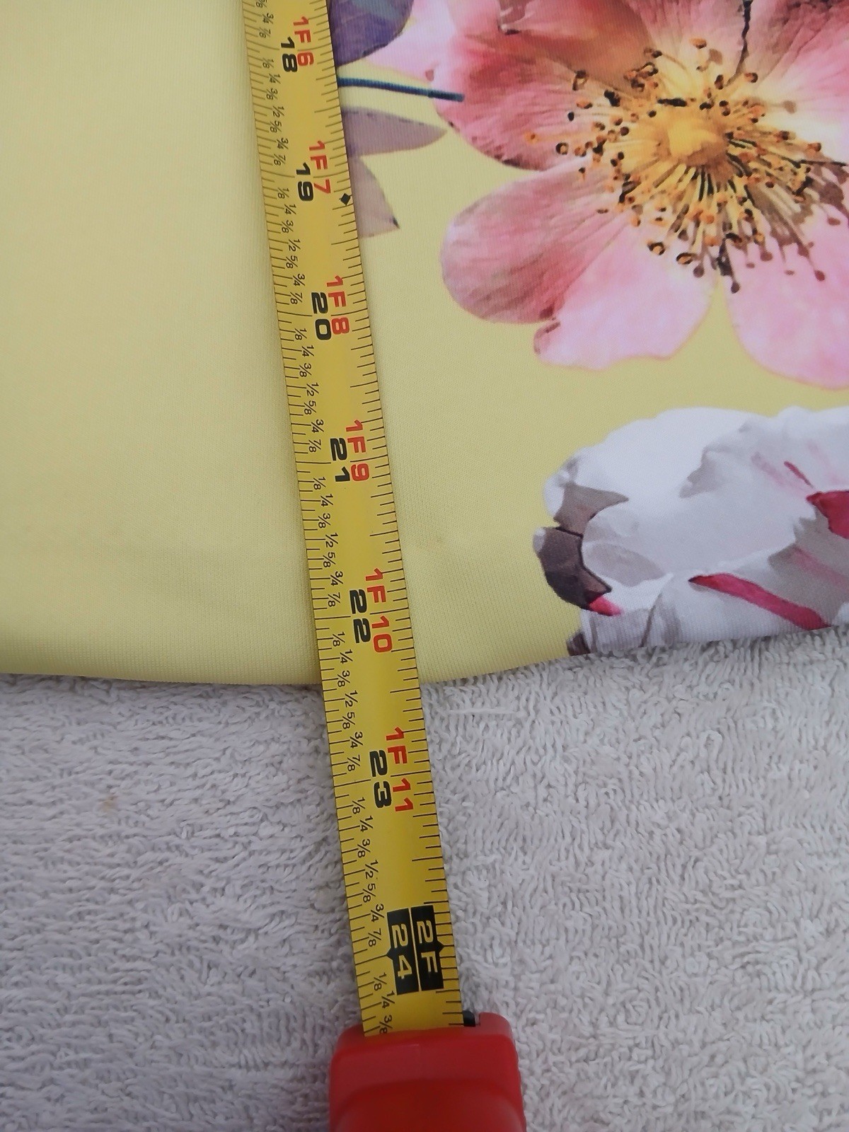 BOLD Elements Women’s Sunday Lemon Floral Print XL Tank Top Sleeveless V-neck