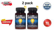 2 Bundles RediMind Cognitive Enhancer 30 Caps Natural Focus Memory