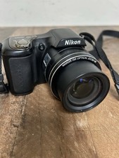 Nikon COOLPIX L100 10MP 15X Optical Zoom Digital Camera With Case 8GB SD Cards