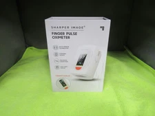 Sharper Image Finger Pulse Oximeter Accurate Health Monitoring Portable Design
