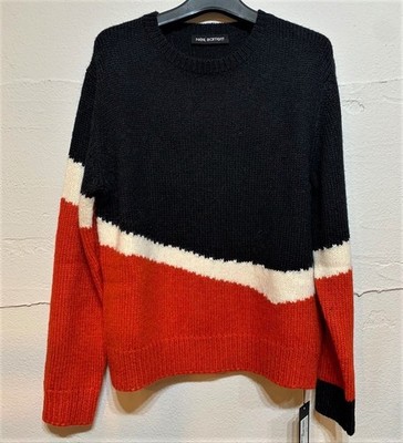 Neil Barrett Black Red Two-Tone Knit Women 5351475849 16766428