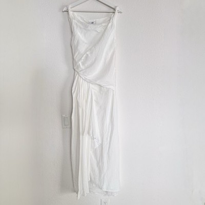 NWT BAYSE Brand Octavia White Maxi Dress Greek Goddess  Sleeveless Sz M $140