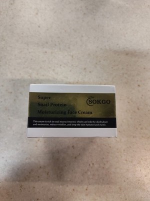 Sokgo Super Snail Protein Moisturizing Face Cream 3.52 oz / 100 Ml NEW Sealed