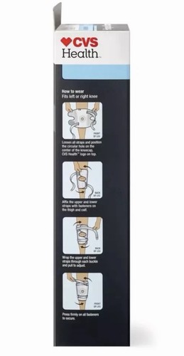 CVS Health aufklappbare Kniebandage - fester Halt, Einheitsgröße - Bild 4 von 8