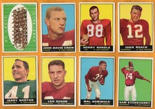 1961 Topps St Louis Cardinals 8 card team set w/ HOFer Crow also Randle & Norton