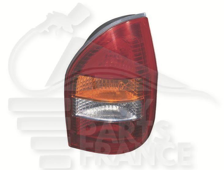 Feu arrière Opel Zafira 1999-2005 droit or blanc contre bloc cassé au contrôle