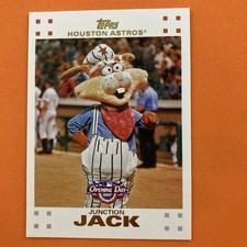 Junction Jack 2007 Topps Opening Day Mascot Card #200 MLB Houston Astros