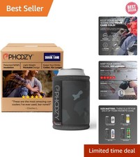 Ultra-Lightweight Can Cooler - Keeps 12oz Drinks Cold 10x Longer - Black Camo