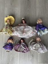 Nancy Ann Storybook Dolls Assorted Lot of 6 Bisque EUC
