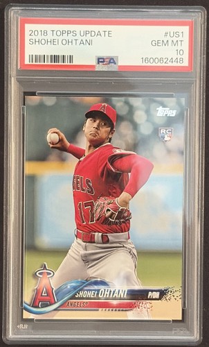 2018 Topps Update Series - Shohei Ohtani #US1 Pitching PSA 10