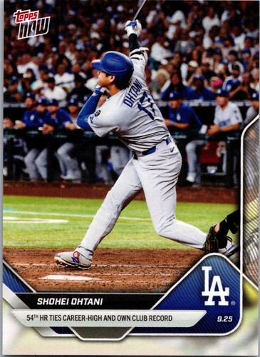 Shohei Ohtani 2025 Topps Now #769 Los Angeles Dodgers 009587