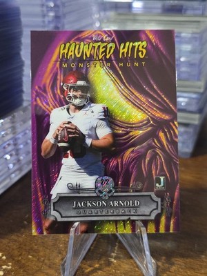 2024 JACKSON ARNOLD W.C. HAUNTED HITS YELLOW PUMPKIN STEALTH #HHP-JA 2/2 AUBURN