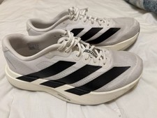 adidas adizero Evo SL Men's Running Shoes Lightstrike Pro White Black US 8