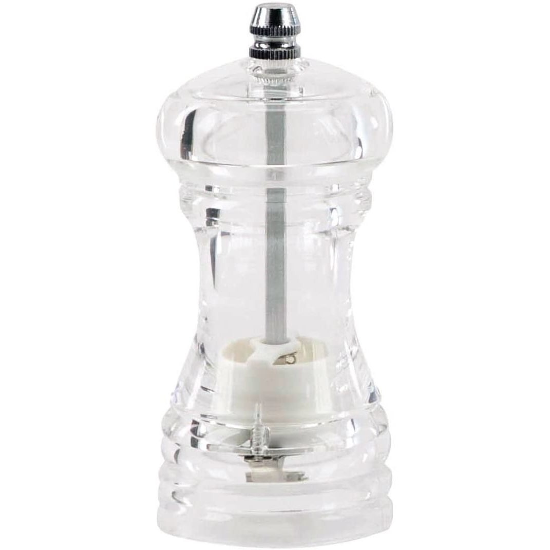 Ilsa Pepper & Salt Mill 10 Cm Acrylic Top Rotation Mechanism
