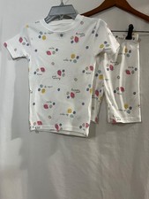 New Carter's Kid Girls Strawberry Pajama Set Snug fit Short sleeve Shorts 6,7