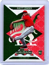 2025 Panini Crusade #44 Rhett Lowder Crusade Green #/249