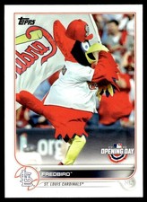 2022 Topps Opening Day Mascots Fredbird St. Louis Cardinals #M-20