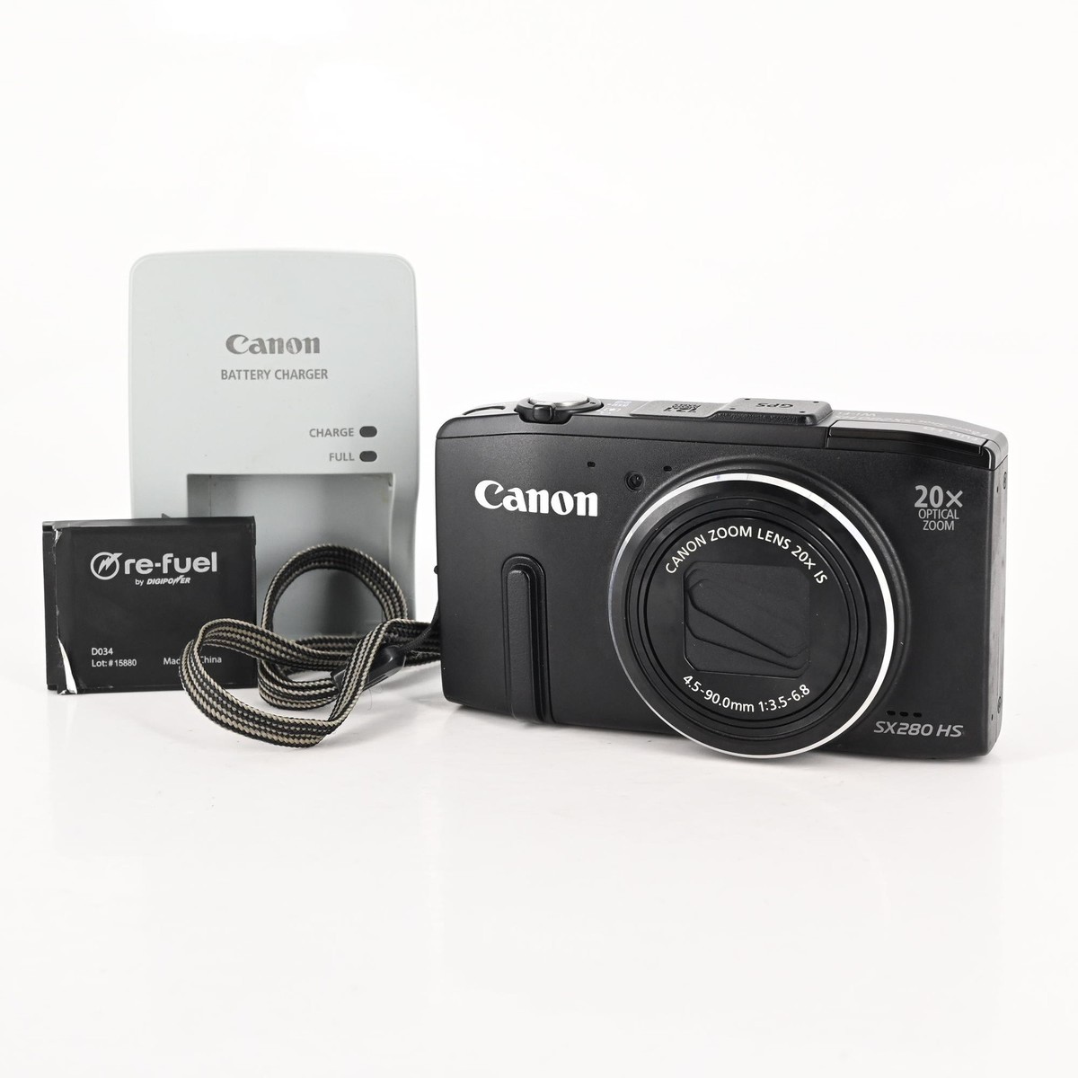 Canon SX280 Digital 12.1MP Camera HS PowerShot 20x Powershot Zoom
