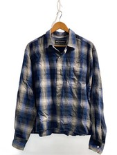 WACKO MARIA Long Sleeve Shirt L Rayon BLU 25SS WMS RC05