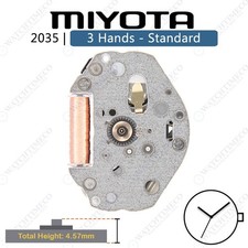 Genuine Miyota 2035 Watch Movement Japan Multiple Variations 