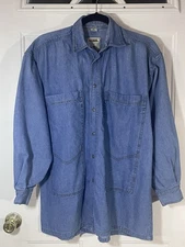 Coda essentials Vintage men's long sleeve denim shirt size small