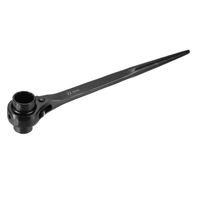 19x22mm 12-Point Scaffold Podger Ratchet Spanner Ratcheting Socket Wrench